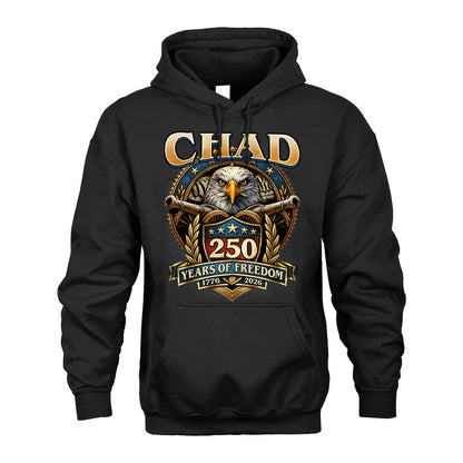 CHAD REVOLUTION-250USA-KTT...250 Years Of Freedom 1776-2026