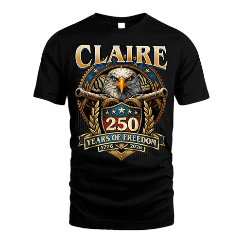 CLAIRE REVOLUTION-250USA-KTT...250 Years Of Freedom 1776-2026