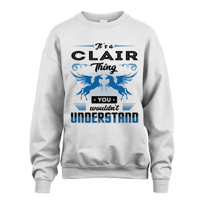 CLAIR KTT-TT38 It’s a/an NAME Thing, You Wouldn’t Understand – Personalized Name T-Shirt