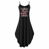 Suspender Maxi Dress