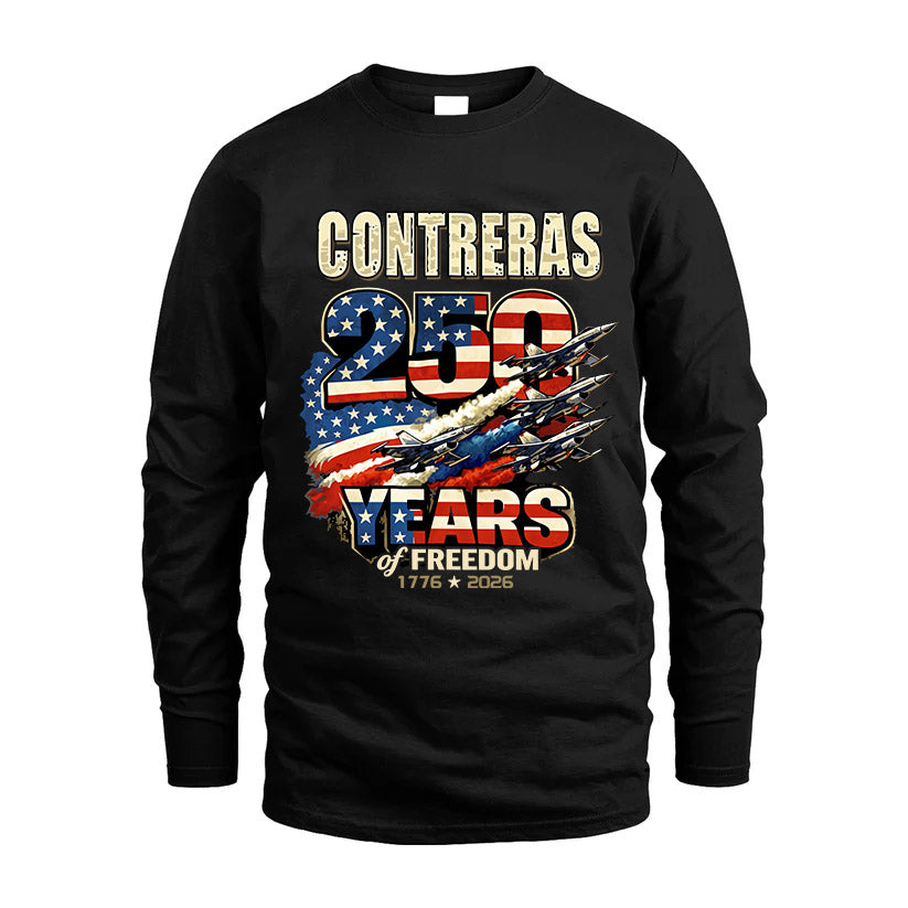 CONTRERAS 250YEARS-PROUD-250USA...250 Years Of Freedom 1776-2026