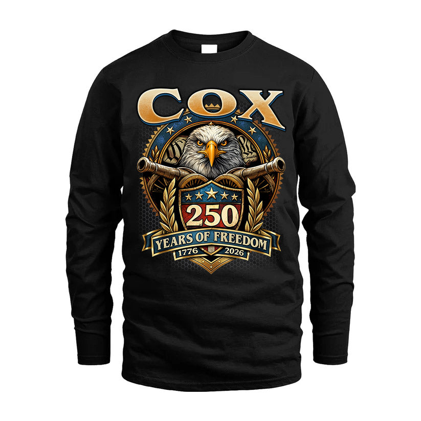COX REVOLUTION-250USA-KTT...250 Years Of Freedom 1776-2026