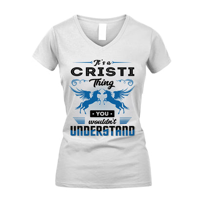 CRISTI KTT-TT38 It’s a/an NAME Thing, You Wouldn’t Understand – Personalized Name T-Shirt