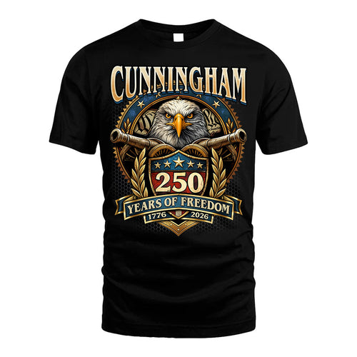CUNNINGHAM REVOLUTION-250USA-KTT...250 Years Of Freedom 1776-2026