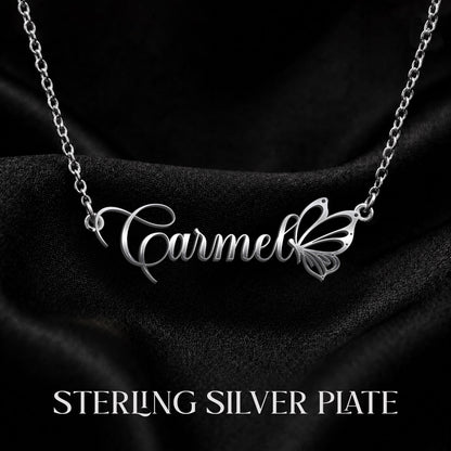 CARMEL T02 Custom Name Necklace, Personalized Name Necklace, Birthday Gift, Christmas Gift for Her