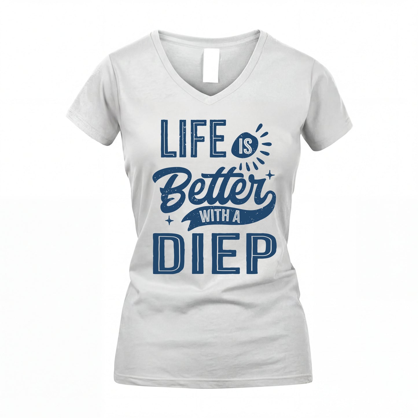 DIEP HH88-K2–Personalized Name Quote T-Shirt Life Is Better With Unisex Gift