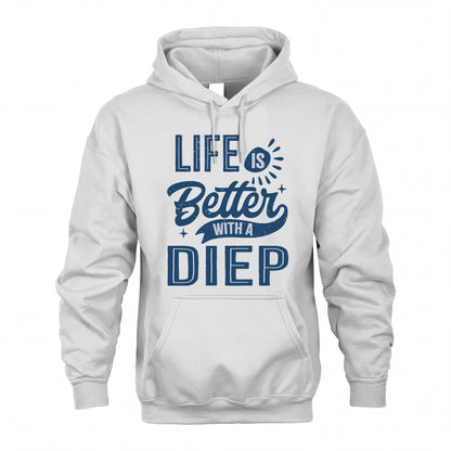 DIEP HH88-K2–Personalized Name Quote T-Shirt Life Is Better With Unisex Gift