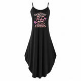 Suspender Maxi Dress