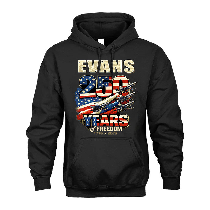 EVANS 250YEARS-PROUD-250USA...250 Years Of Freedom 1776-2026