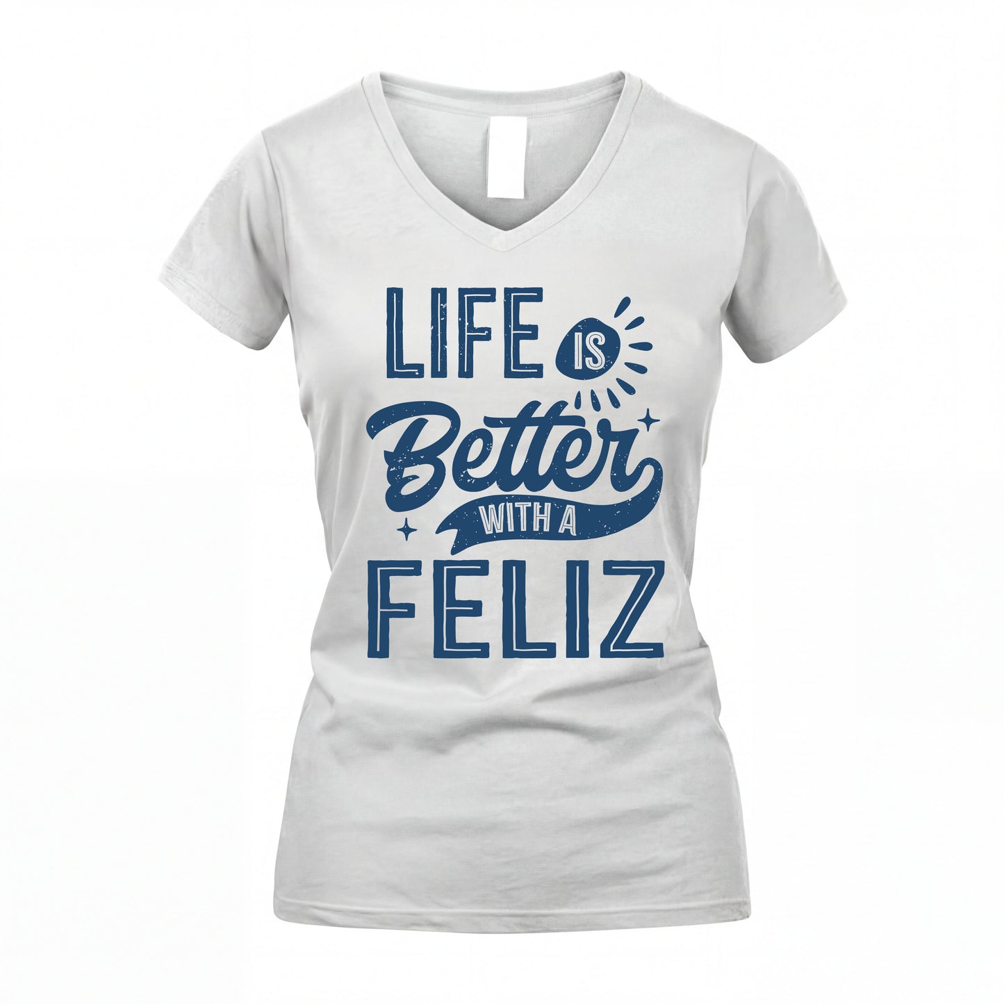 FELIZ HH88-K2–Personalized Name Quote T-Shirt Life Is Better With Unisex Gift
