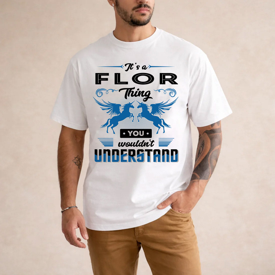 FLOR KTT-TT38 It’s a/an NAME Thing, You Wouldn’t Understand – Personalized Name T-Shirt