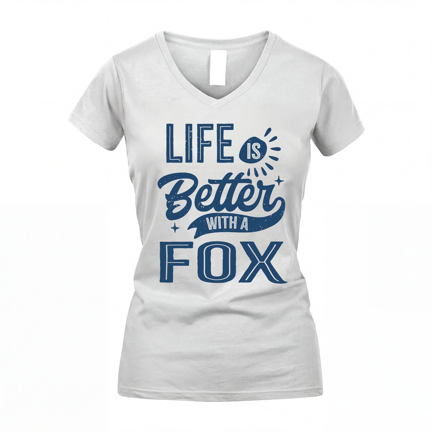 FOX HH88-K2–Personalized Name Quote T-Shirt Life Is Better With Unisex Gift