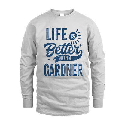GARDNER HH88-K2–Personalized Name Quote T-Shirt Life Is Better With Unisex Gift