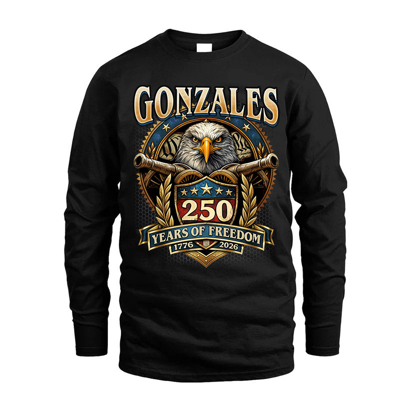 GONZALES REVOLUTION-250USA-KTT...250 Years Of Freedom 1776-2026