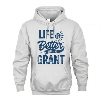 GRANT HH88-K2–Personalized Name Quote T-Shirt Life Is Better With Unisex Gift