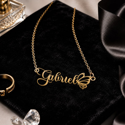 GABRIEL T02 Custom Name Necklace, Personalized Name Necklace, Birthday Gift, Christmas Gift for Her
