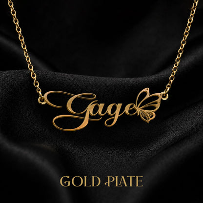 GAGE T02 Custom Name Necklace, Personalized Name Necklace, Birthday Gift, Christmas Gift for Her