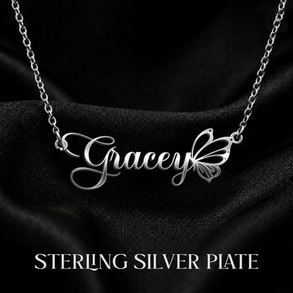 GRACEY T02 Custom Name Necklace, Personalized Name Necklace, Birthday Gift, Christmas Gift for Her