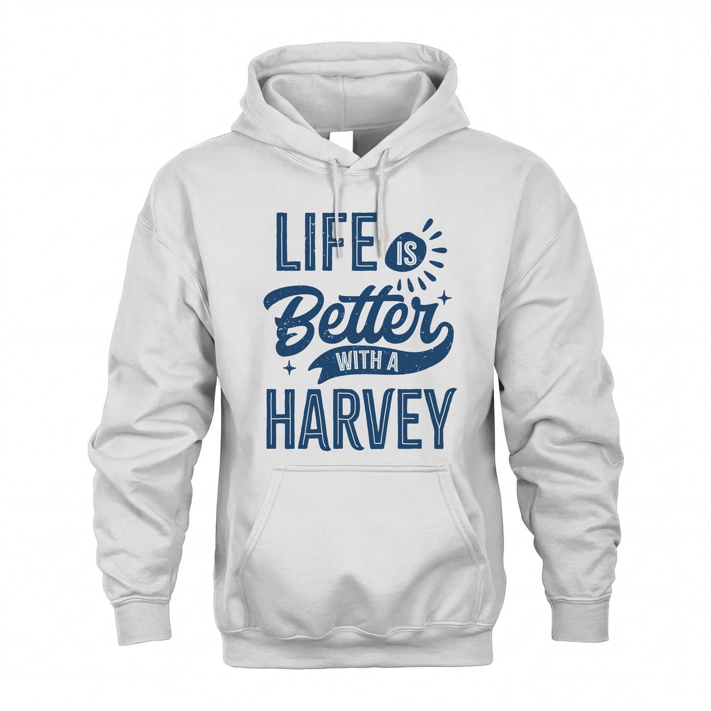 HARVEY HH88-K2–Personalized Name Quote T-Shirt Life Is Better With Unisex Gift