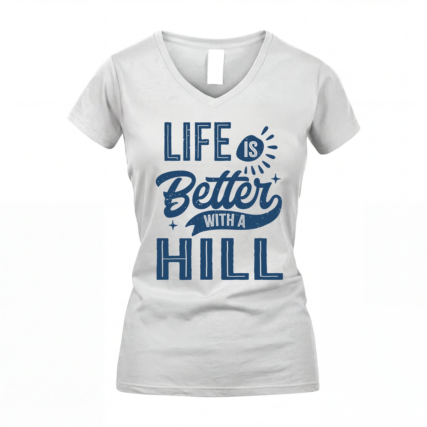 HILL HH88-K2–Personalized Name Quote T-Shirt Life Is Better With Unisex Gift