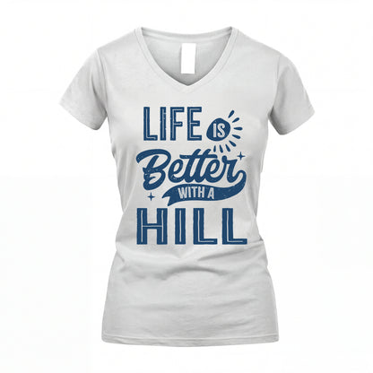 HILL HH88-K2–Personalized Name Quote T-Shirt Life Is Better With Unisex Gift