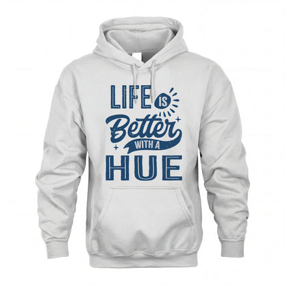 HUE HH88-K2–Personalized Name Quote T-Shirt Life Is Better With Unisex Gift
