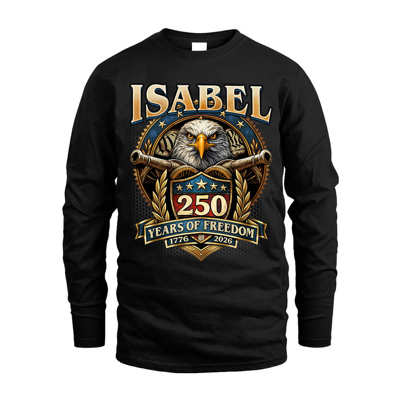 ISABEL REVOLUTION-250USA-KTT...250 Years Of Freedom 1776-2026