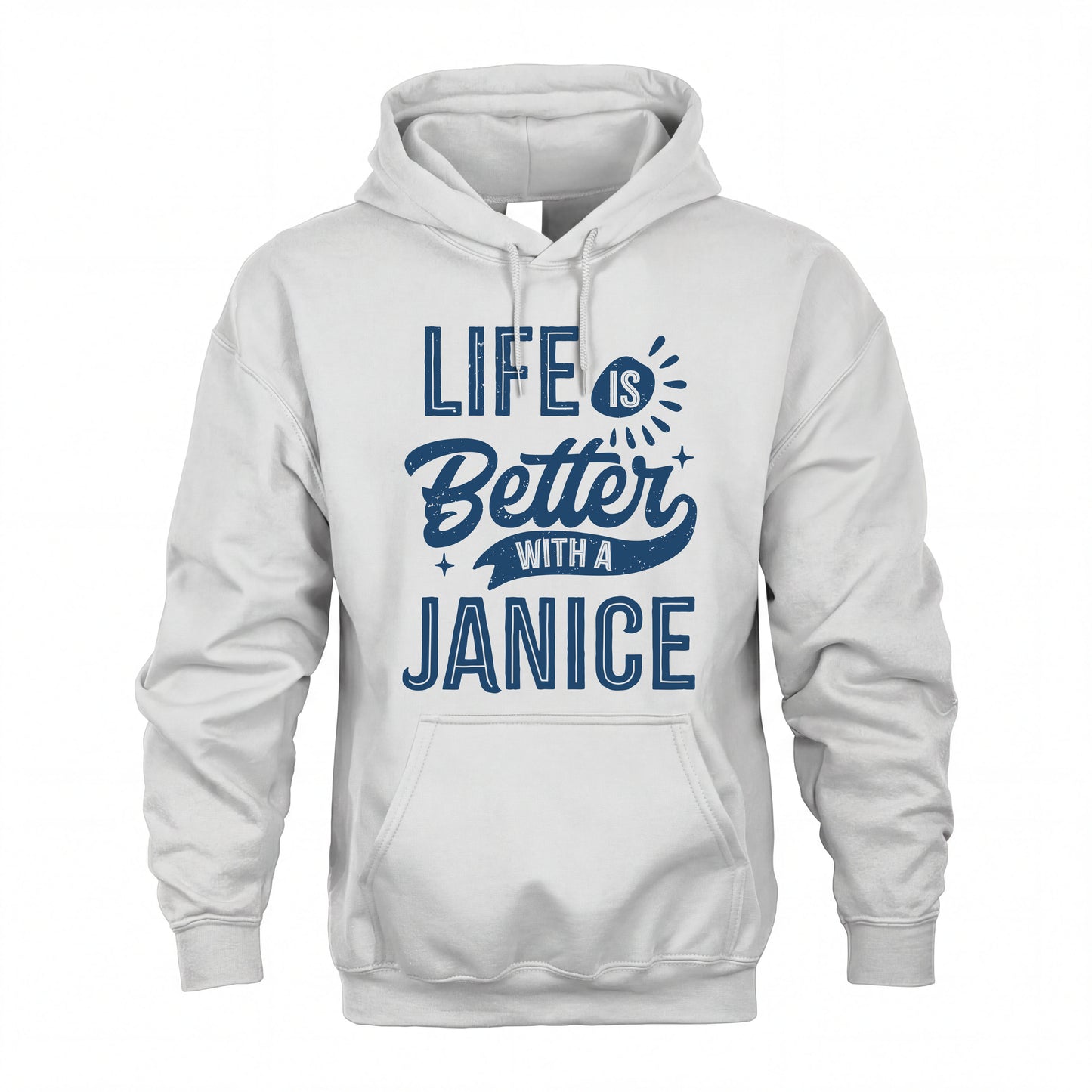 JANICE HH88-K2–Personalized Name Quote T-Shirt Life Is Better With Unisex Gift