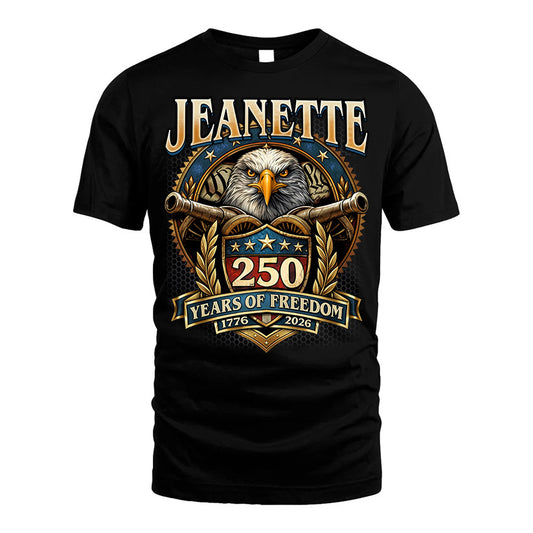 JEANETTE REVOLUTION-250USA-KTT...250 Years Of Freedom 1776-2026