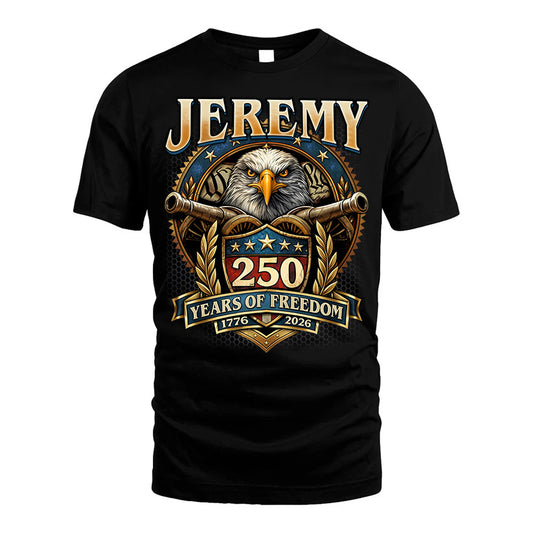 JEREMY REVOLUTION-250USA-KTT...250 Years Of Freedom 1776-2026