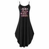 Suspender Maxi Dress