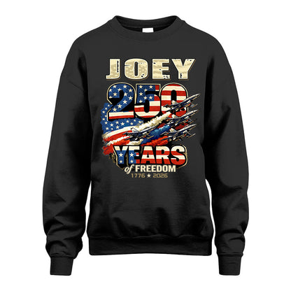 JOEY 250YEARS-PROUD-250USA...250 Years Of Freedom 1776-2026
