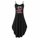 Suspender Maxi Dress