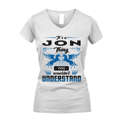 JON KTT-TT38 It’s a/an NAME Thing, You Wouldn’t Understand – Personalized Name T-Shirt