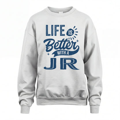 JR HH88-K2–Personalized Name Quote T-Shirt Life Is Better With Unisex Gift