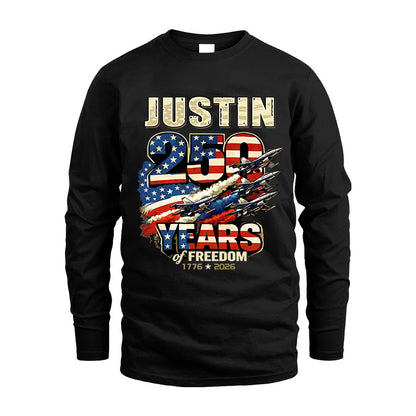 JUSTIN 250YEARS-PROUD-250USA...250 Years Of Freedom 1776-2026