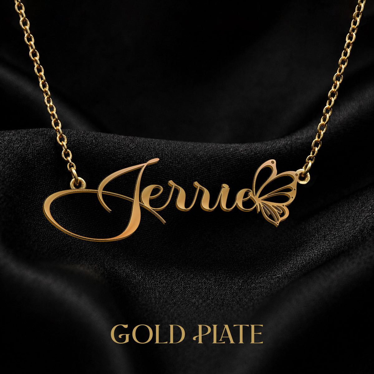 JERRIE T02 Custom Name Necklace, Personalized Name Necklace, Birthday Gift, Christmas Gift for Her