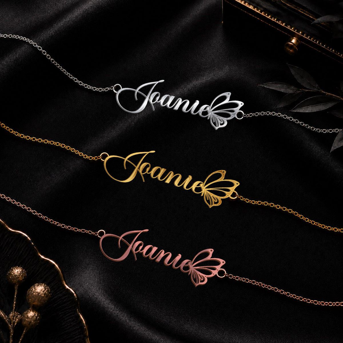 JOANIE T02 Custom Name Necklace, Personalized Name Necklace, Birthday Gift, Christmas Gift for Her