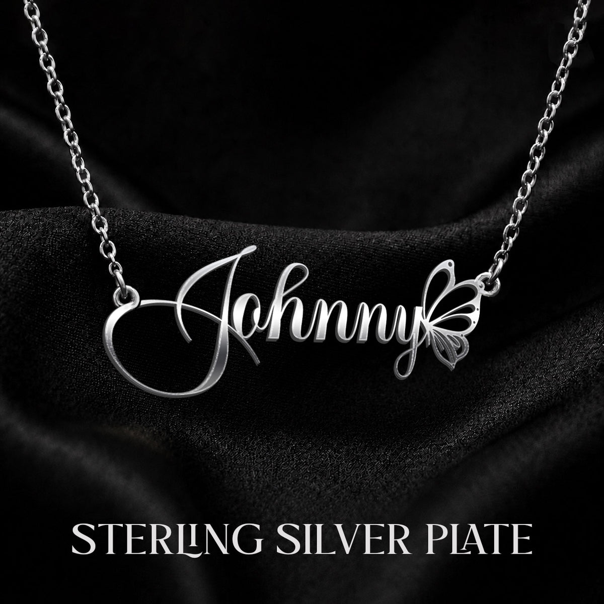 JOHNNY T02 Custom Name Necklace, Personalized Name Necklace, Birthday Gift, Christmas Gift for Her