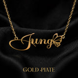 JUNG T02 Custom Name Necklace, Personalized Name Necklace, Birthday Gift, Christmas Gift for Her
