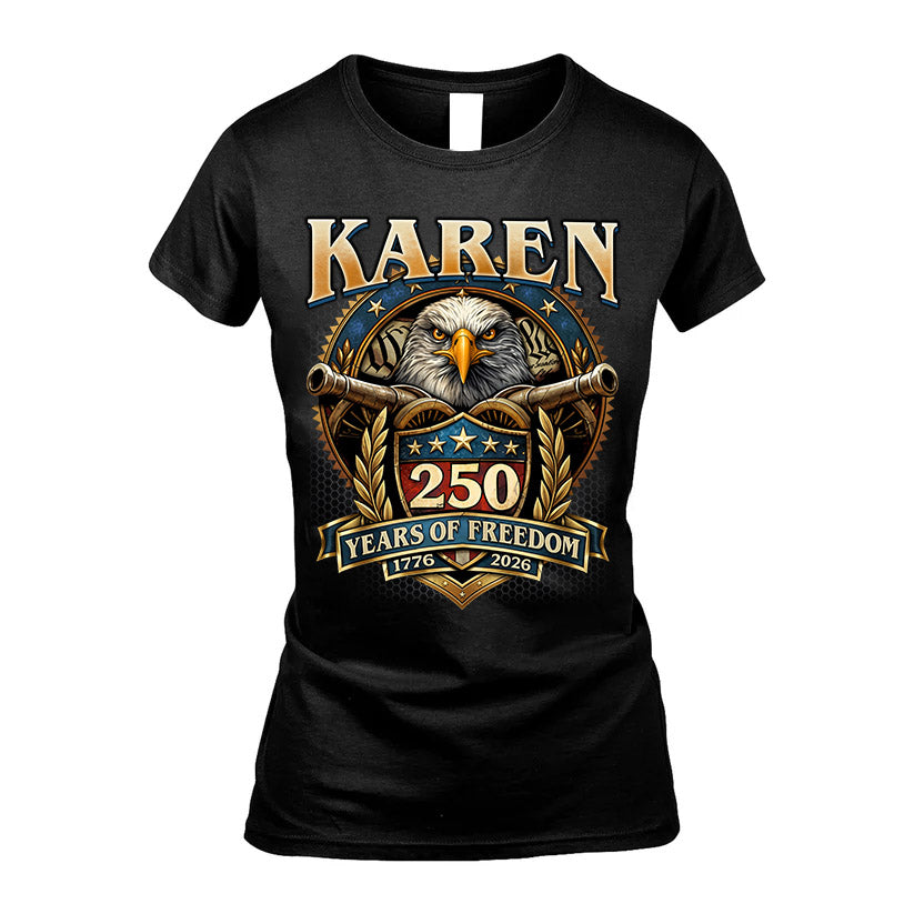 KAREN REVOLUTION-250USA-KTT...250 Years Of Freedom 1776-2026