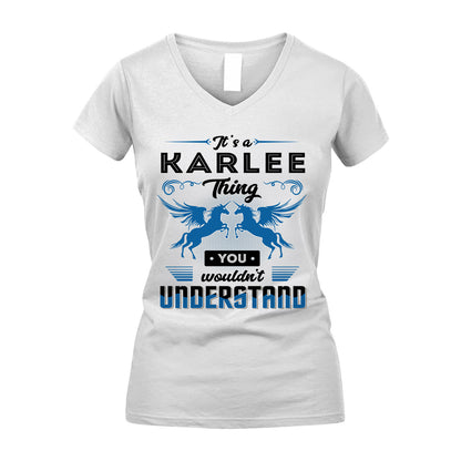 KARLEE KTT-TT38 It’s a/an NAME Thing, You Wouldn’t Understand – Personalized Name T-Shirt