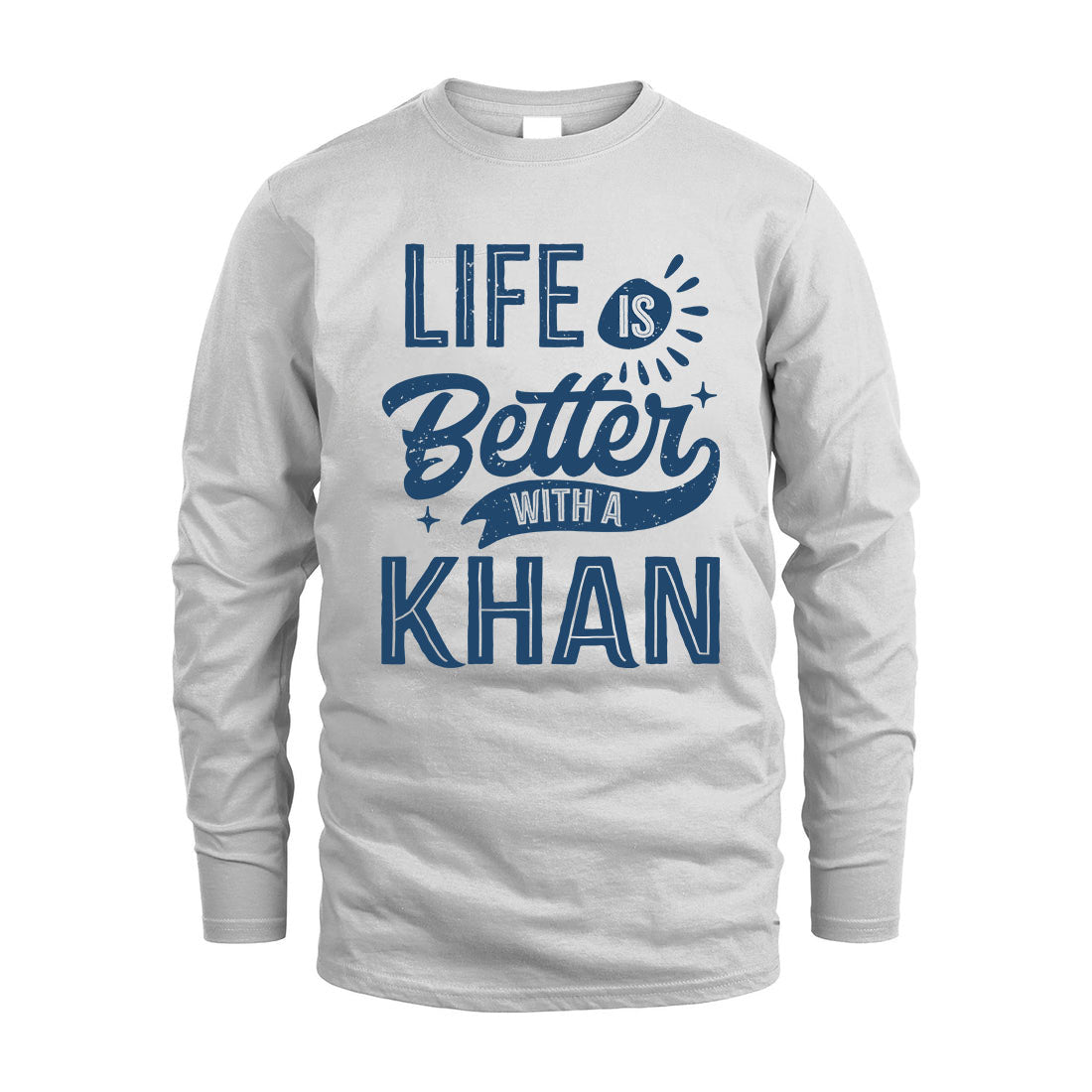 KHAN HH88-K2–Personalized Name Quote T-Shirt Life Is Better With Unisex Gift