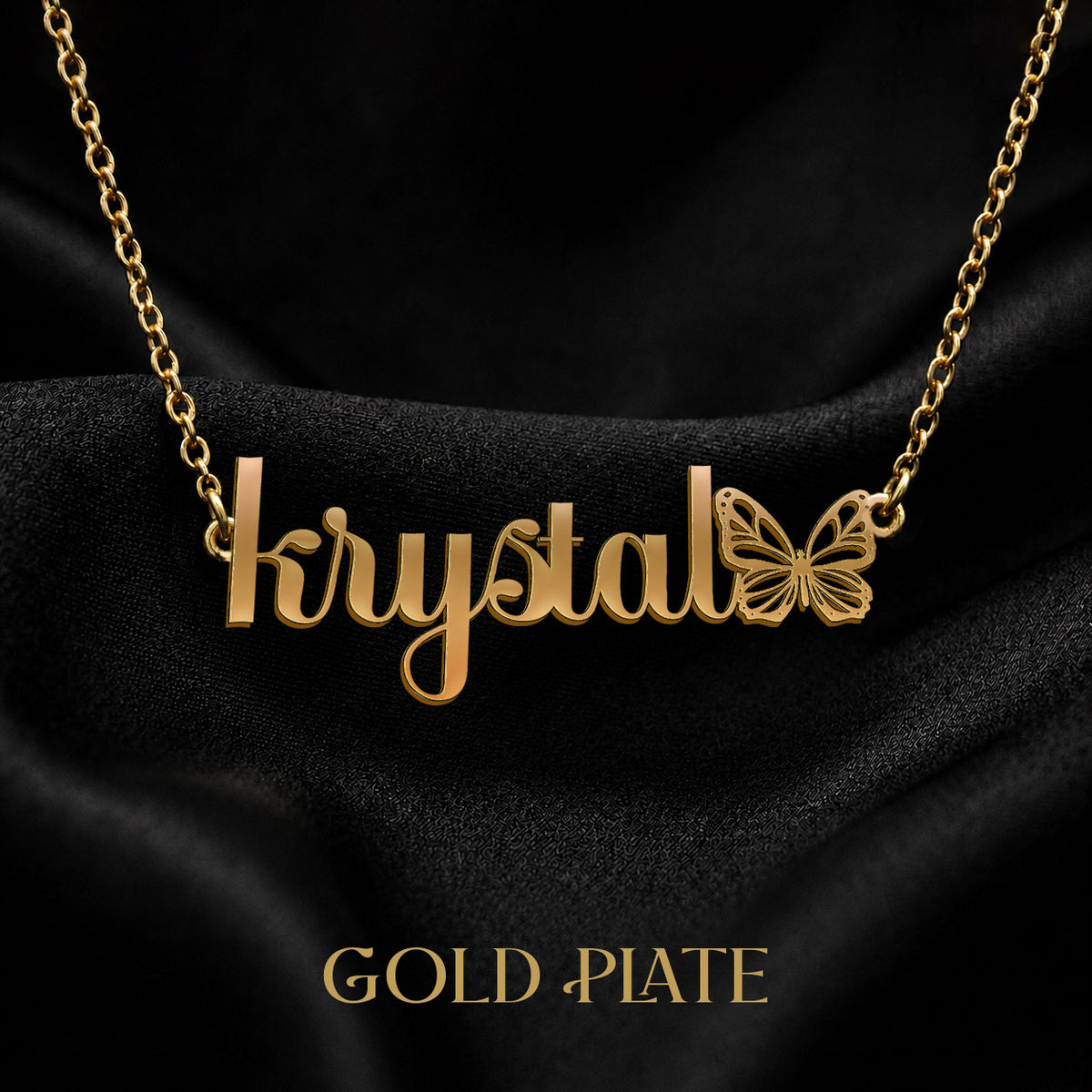 KRYSTAL The Classic Personalized Name Necklace