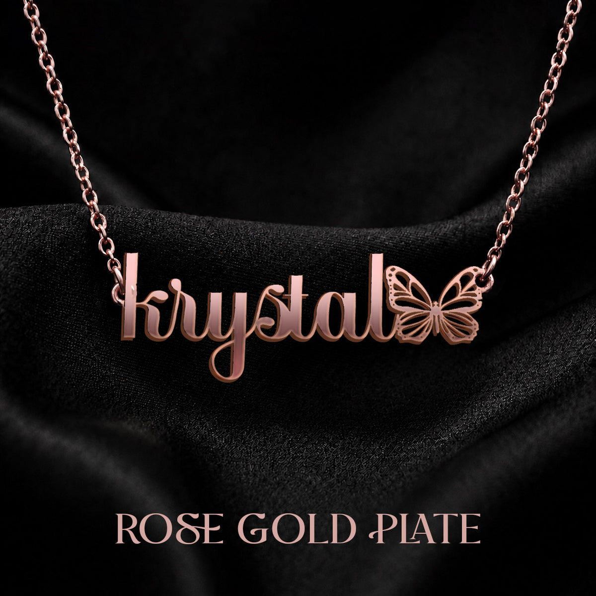 KRYSTAL The Classic Personalized Name Necklace