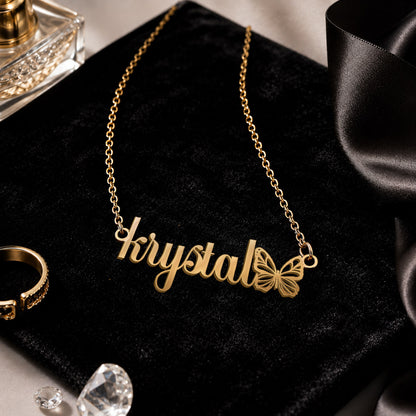 KRYSTAL The Classic Personalized Name Necklace