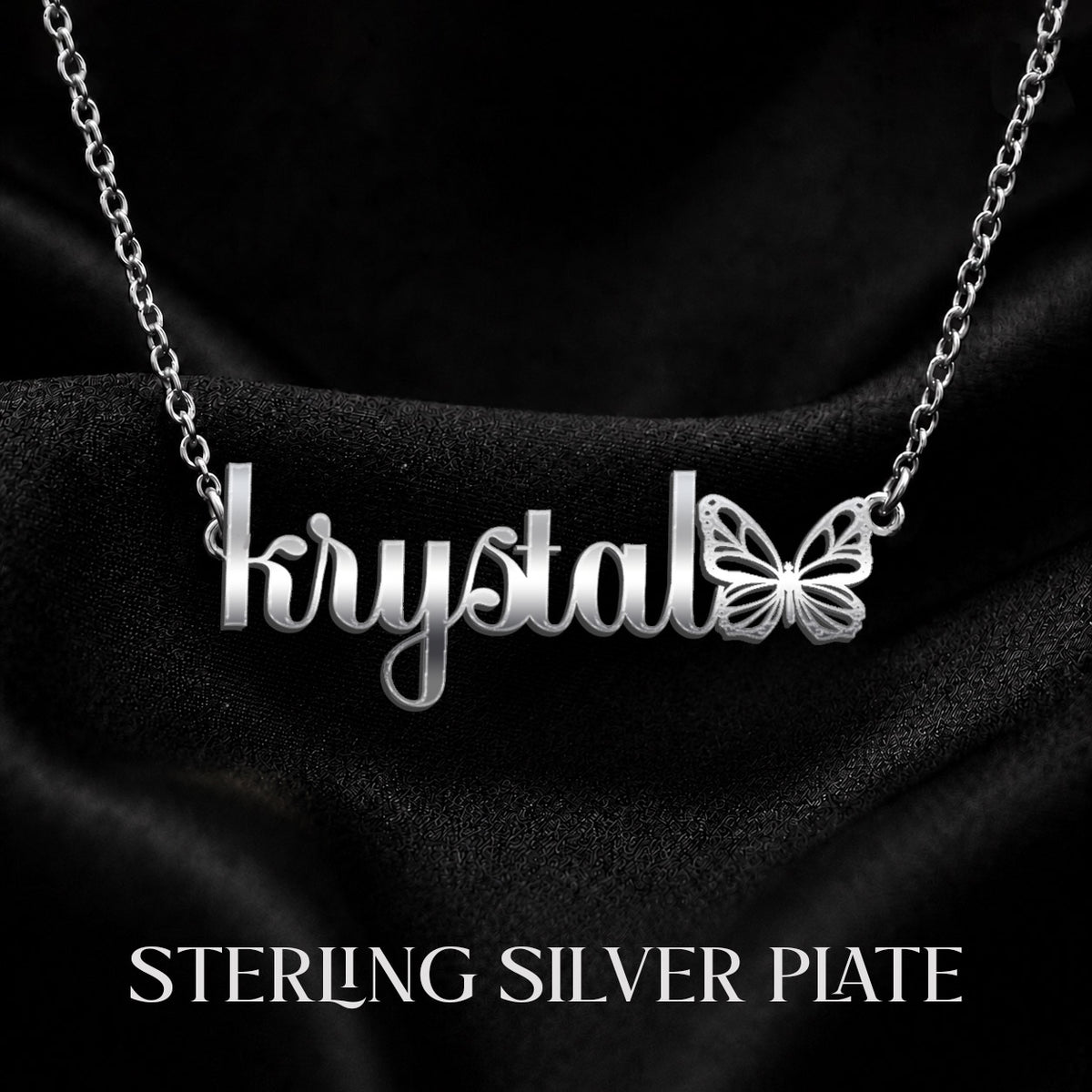 KRYSTAL The Classic Personalized Name Necklace