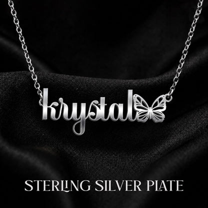 KRYSTAL The Classic Personalized Name Necklace