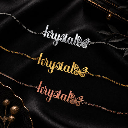 KRYSTAL The Classic Personalized Name Necklace