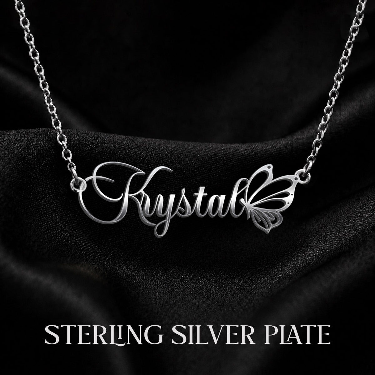 KRYSTAL T02 Custom Name Necklace, Personalized Name Necklace, Birthday Gift, Christmas Gift for Her